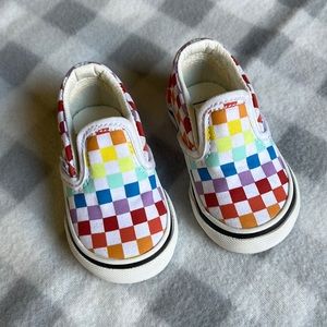 Toddler checkered vans